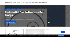 Desktop Screenshot of maestradeprimaria.com.mx